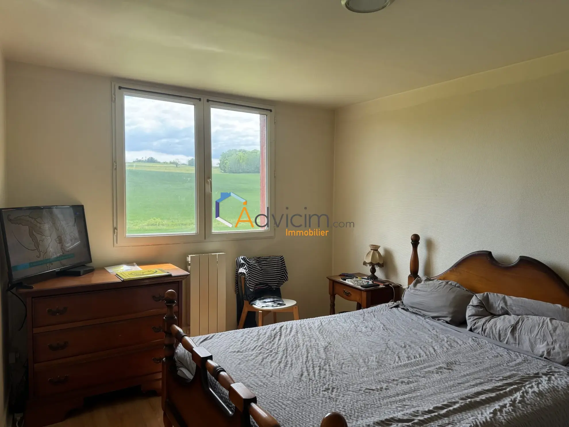 Maison individuelle plain-pied avec vue dégagée à Lucy-le-Bocage 