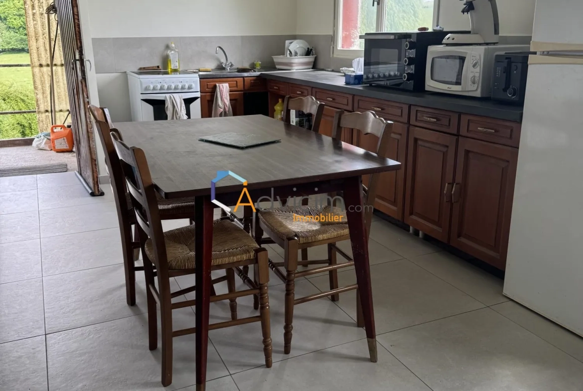 Maison individuelle plain-pied avec vue dégagée à Lucy-le-Bocage 