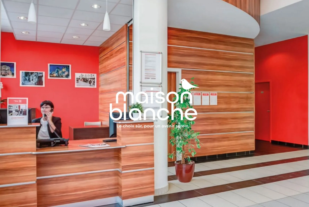 Appartement T1 au Mans pour investissement LMNP avec bail commercial et rendement attractif 