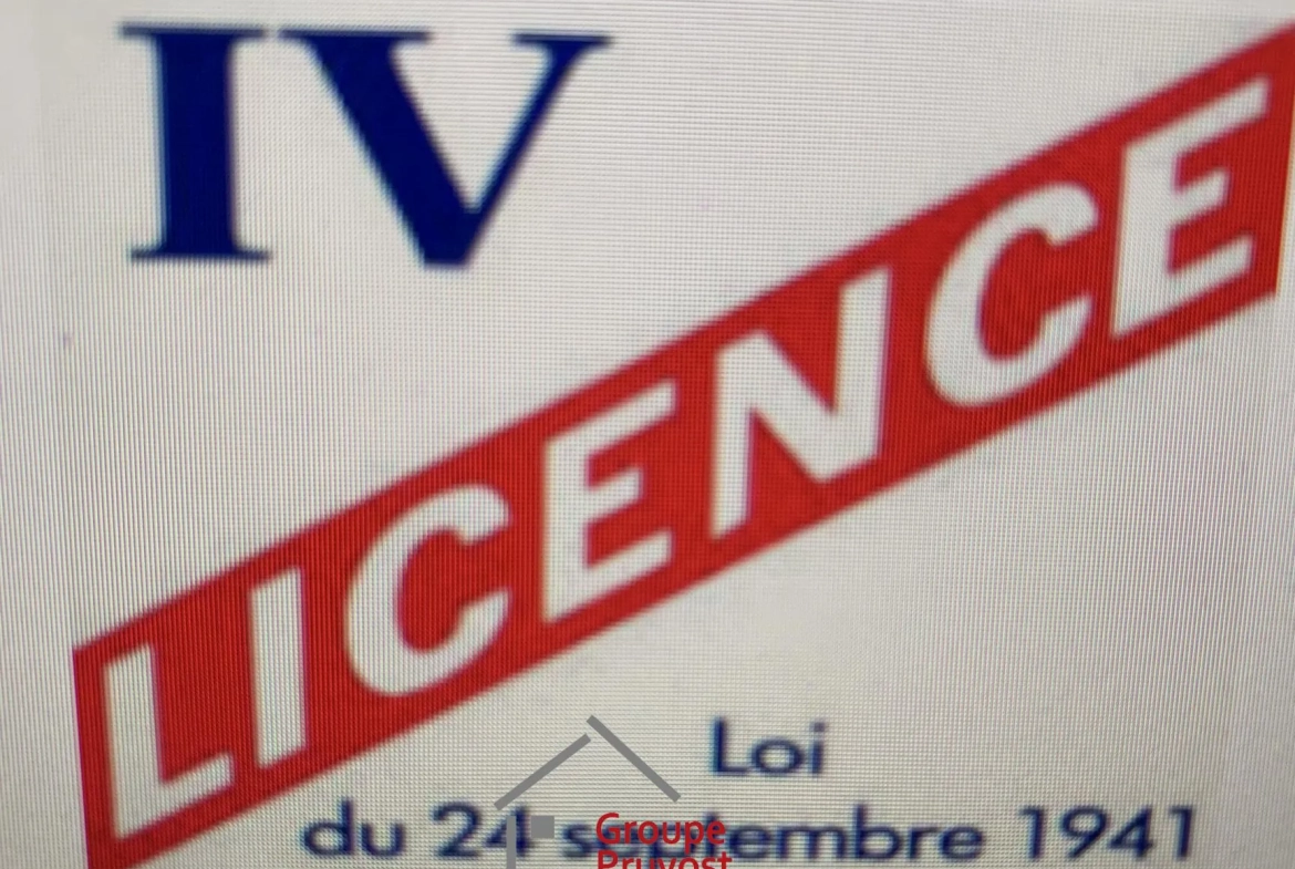 Bar-restaurant avec licence IV à vendre dans le 2ème arrondissement de Lyon 