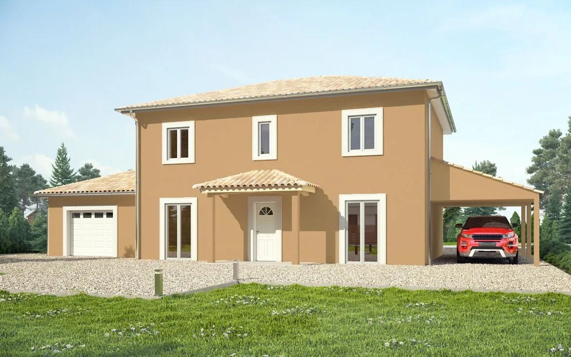 Construisez votre maison moderne à Buellas avec terrain de 820 m² 