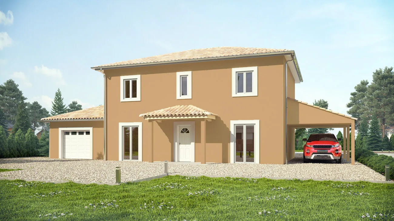 Construisez votre maison moderne à Buellas avec terrain de 820 m² 