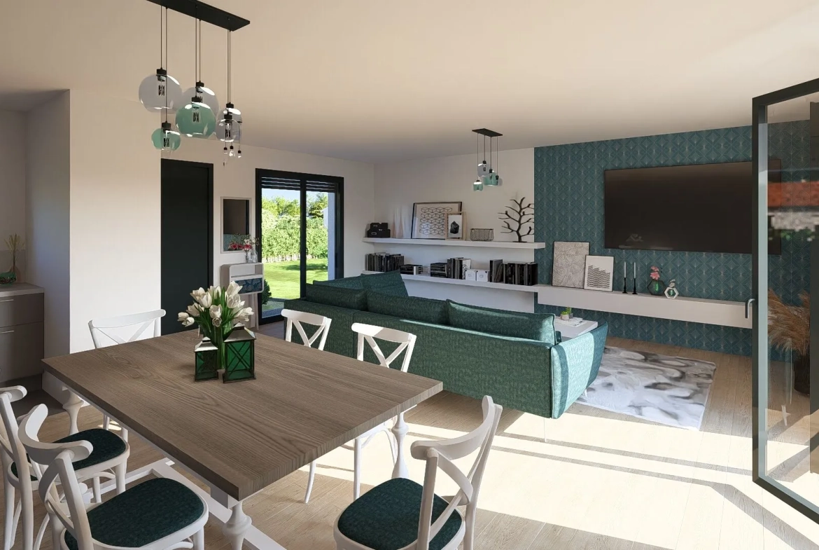 Maison neuve de 90 m² avec jardin à Azur, proche Soustons et plage 