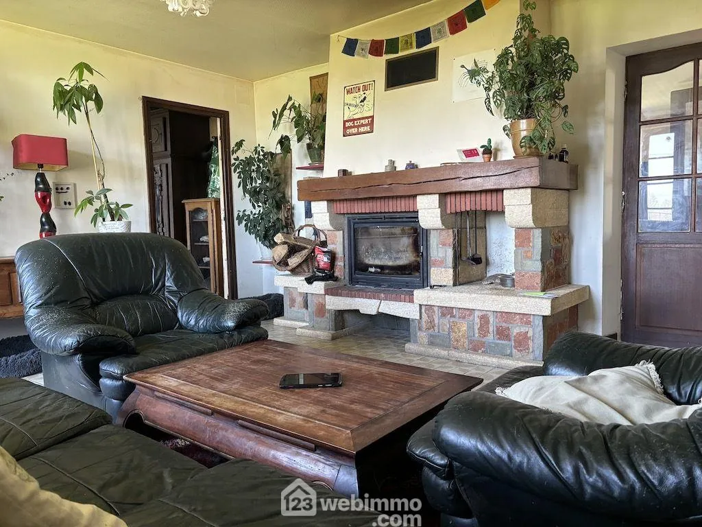 A vendre ensemble de deux maisons à La Puye - 265 m² habitable sur 2,2 ha 