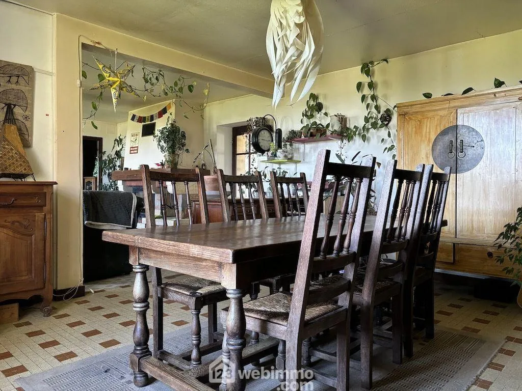 A vendre ensemble de deux maisons à La Puye - 265 m² habitable sur 2,2 ha 