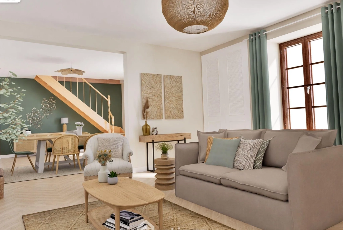 A vendre ensemble de deux maisons à La Puye - 265 m² habitable sur 2,2 ha 
