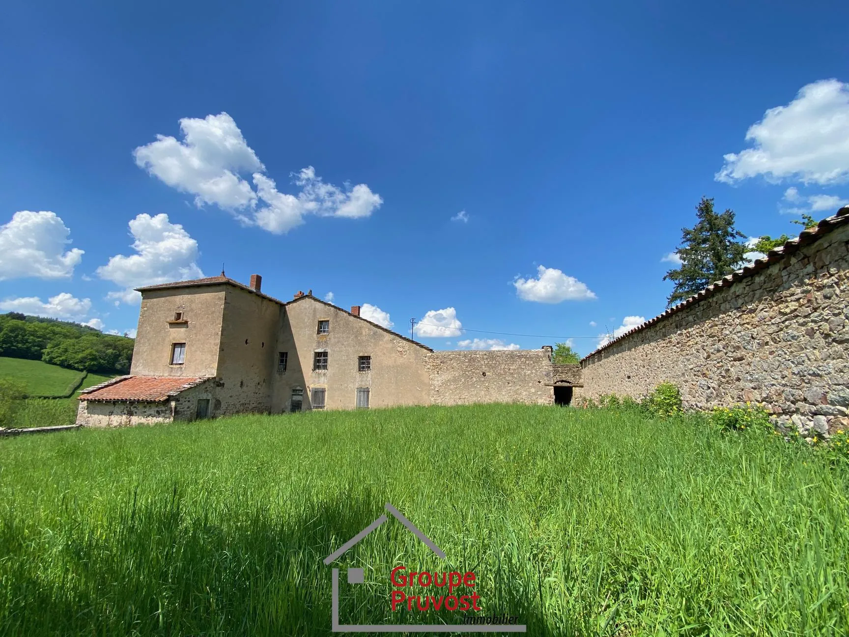 Belle propriété ancienne à Bourgvilain avec dépendances et terrain de plus d'un hectare 