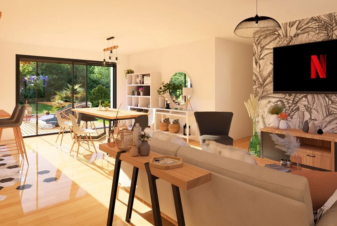 Maison neuve à Vielle proche plages, 83m² sur terrain de 545 m², construction BBC Réno 