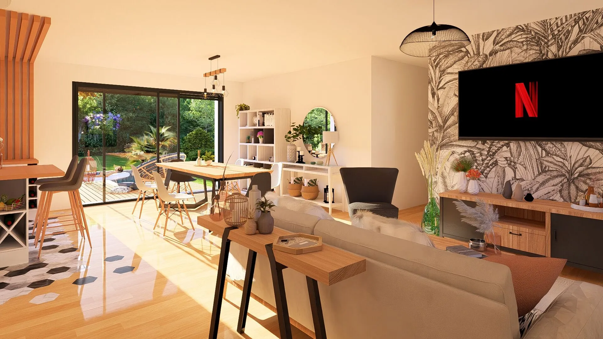 Maison neuve à Vielle proche plages, 83m² sur terrain de 545 m², construction BBC Réno 