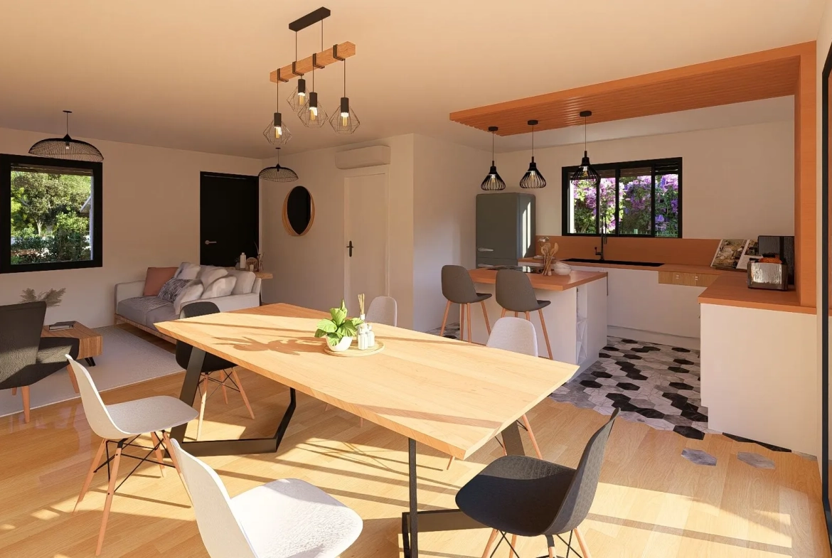 Maison neuve à Vielle proche plages, 83m² sur terrain de 545 m², construction BBC Réno 