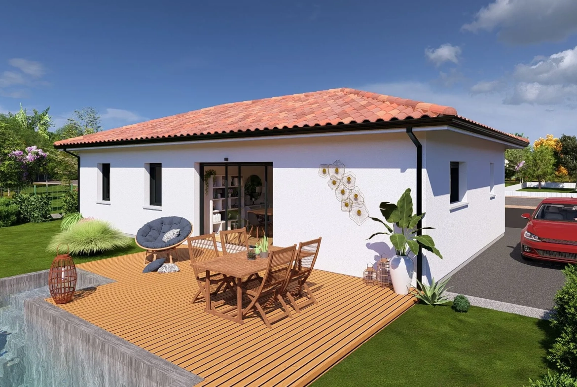 Maison neuve à Vielle proche plages, 83m² sur terrain de 545 m², construction BBC Réno 