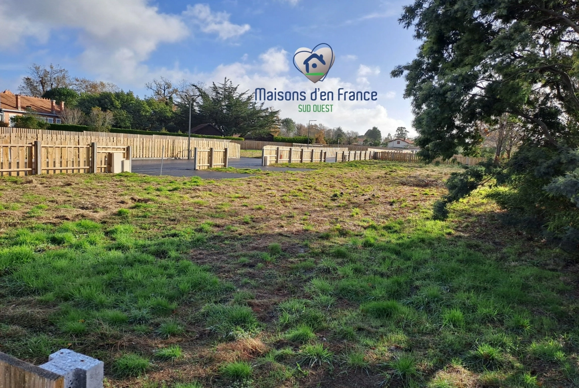 Terrain à bâtir de 537 m² à Biscarrosse dans un lotissement privilégié 