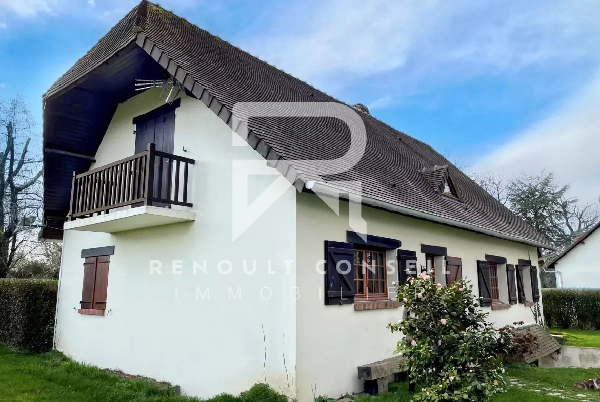 Maison individuelle avec grand terrain et sous-sol à Clères 