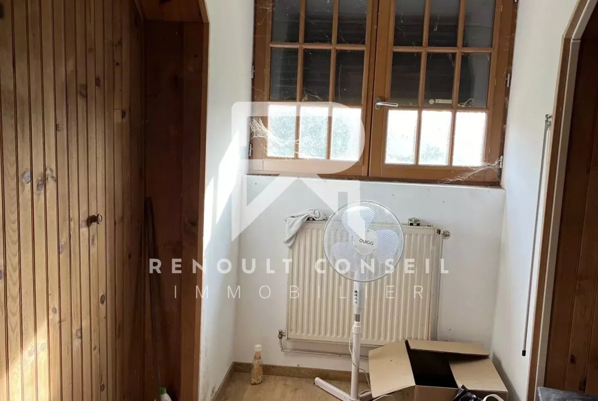 Maison individuelle avec grand terrain et sous-sol à Clères 