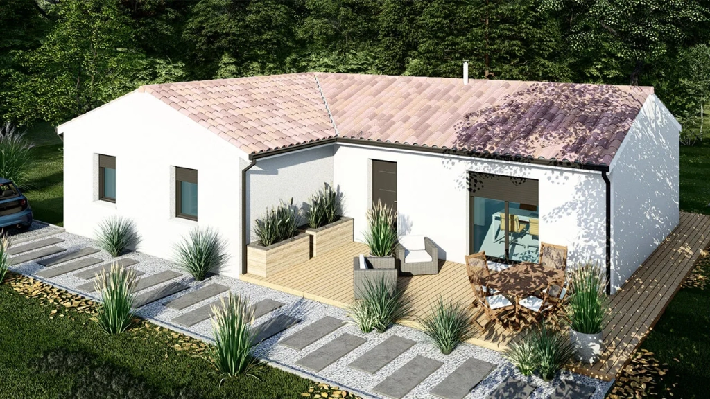 Maison neuve de 4 chambres à Rilhac - Conception moderne et économies d'énergie