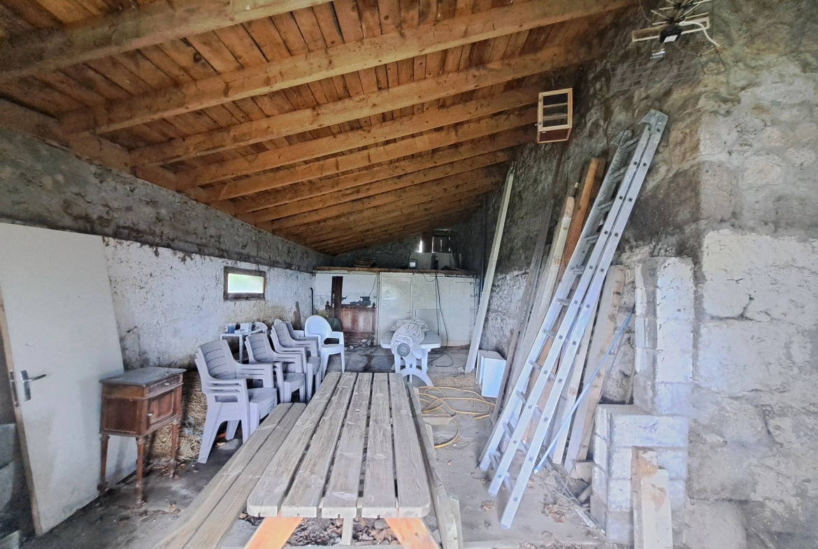 Maison en pierre avec vue panoramique sur le Forez – 4494 m² de terrain à Ambert 