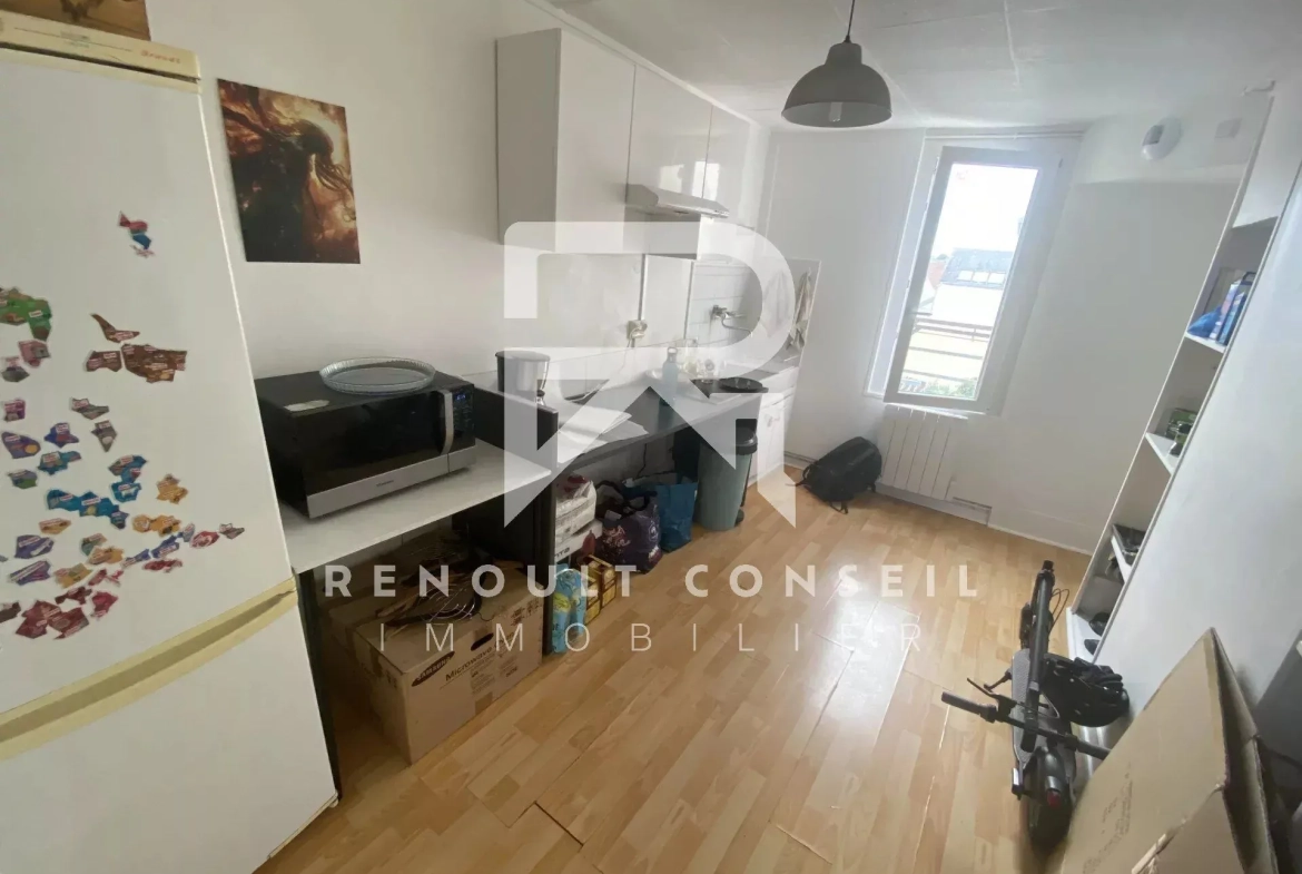 Charmant T2 de 37 m² à Sotteville-lès-Rouen, près de la place Voltaire 