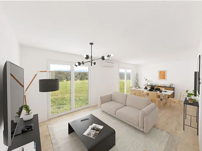 Maison neuve avec jardin et terrasse à Bergerac - Modèle Monaco 