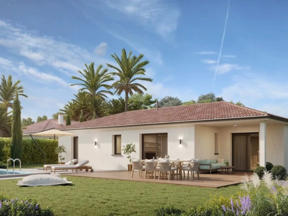 Maison neuve à vendre à Saint-Laurent-Médoc avec jardin et garage