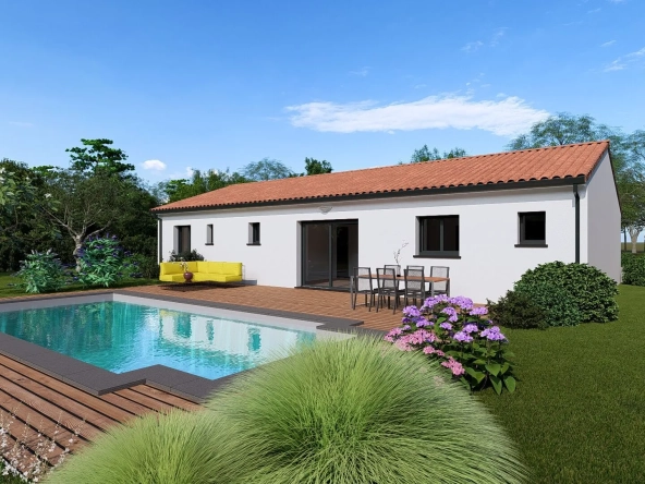 Construction Maison T4 Neuve à Villematier de 100 m² avec Garage et Terrasse