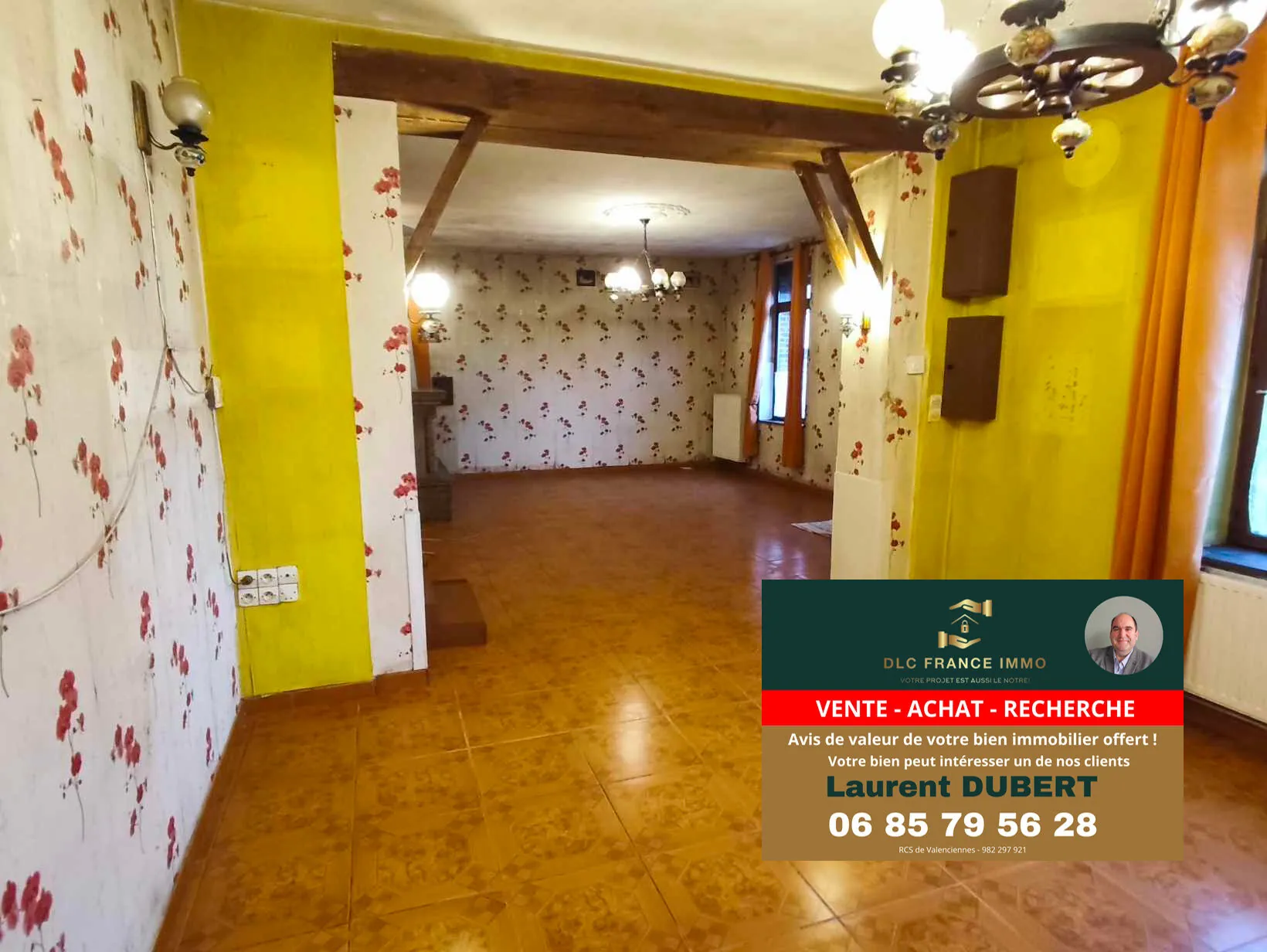 Maison de plain-pied à BACHANT avec jardin, garage et 5 chambres 