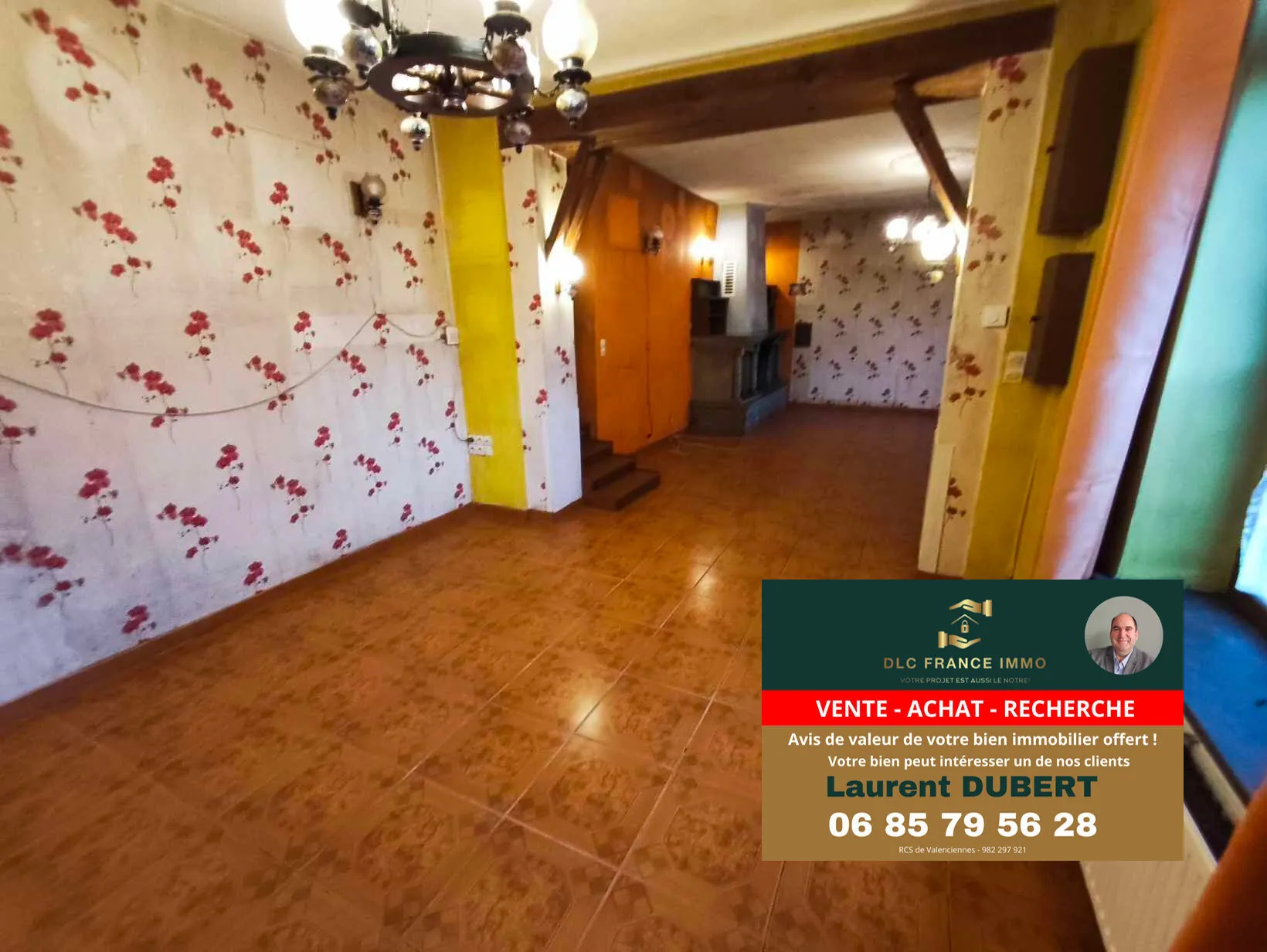 Maison de plain-pied à BACHANT avec jardin, garage et 5 chambres 