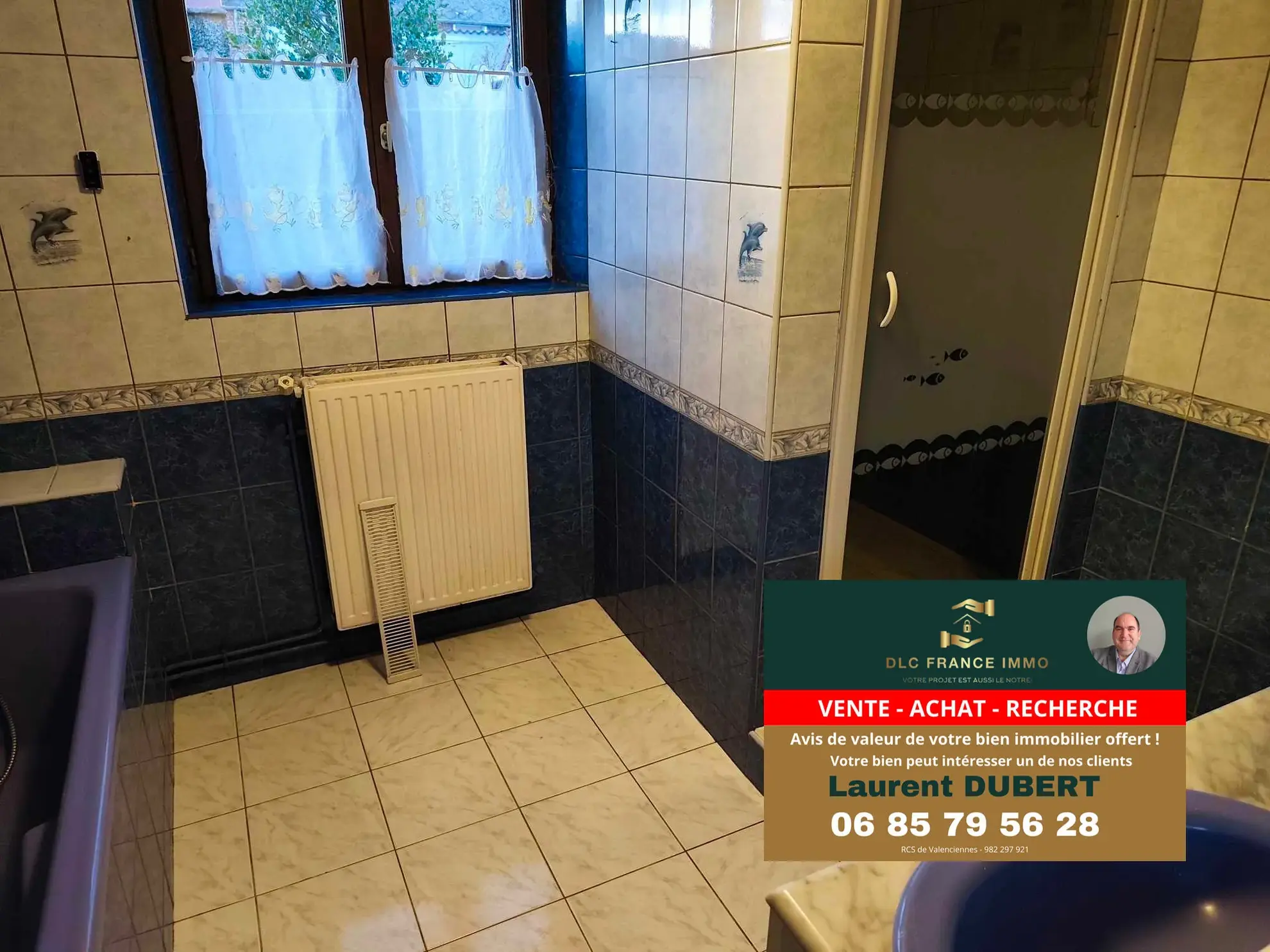 Maison de plain-pied à BACHANT avec jardin, garage et 5 chambres 