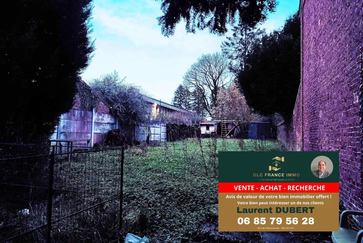 Maison de plain-pied à BACHANT avec jardin, garage et 5 chambres 