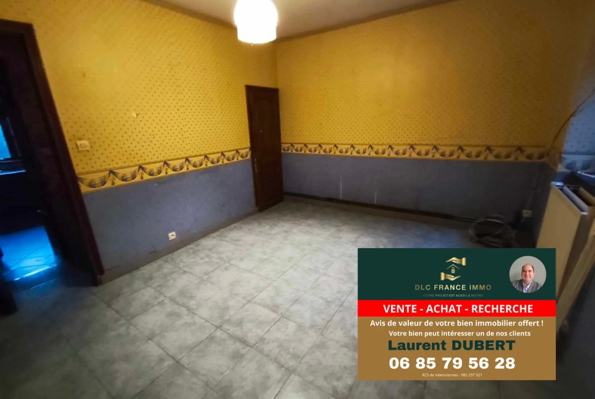 Maison de plain-pied à BACHANT avec jardin, garage et 5 chambres 