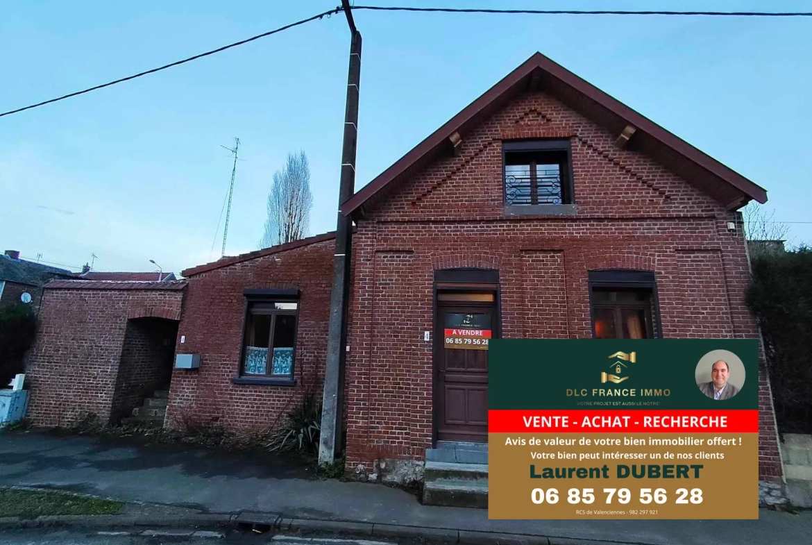Maison de plain-pied à BACHANT avec jardin, garage et 5 chambres 