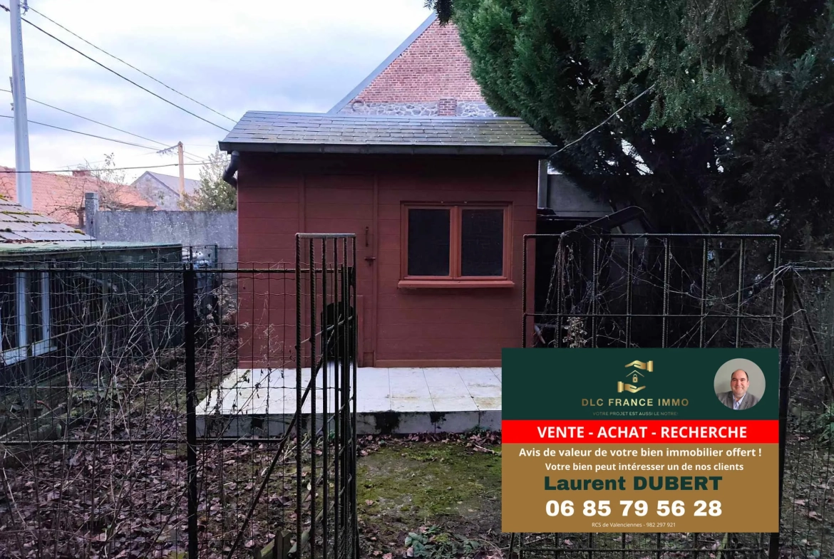 Maison de plain-pied à BACHANT avec jardin, garage et 5 chambres 