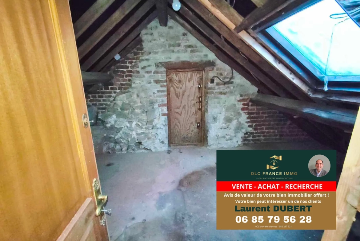 Maison de plain-pied à BACHANT avec jardin, garage et 5 chambres 
