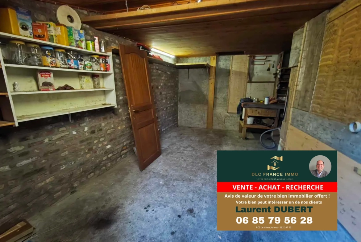 Maison de plain-pied à BACHANT avec jardin, garage et 5 chambres 