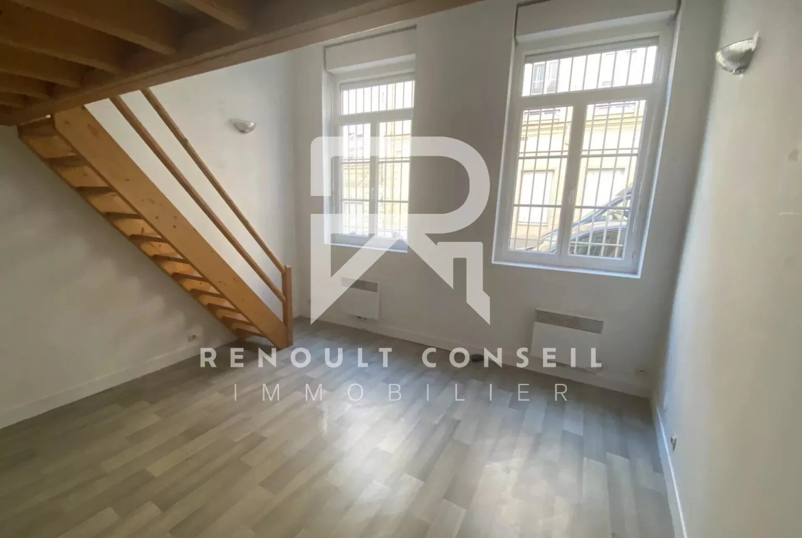 Charmant T1 de 28 m² à Rouen, proximité place Cauchoise, idéal investisseur 