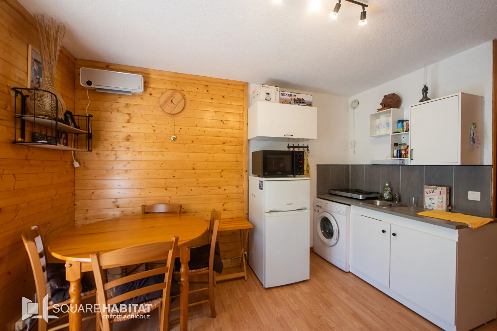 Appartement rénové de 23 m² avec balcon et cellier à Vars, proche télésièges Sainte-Marie 