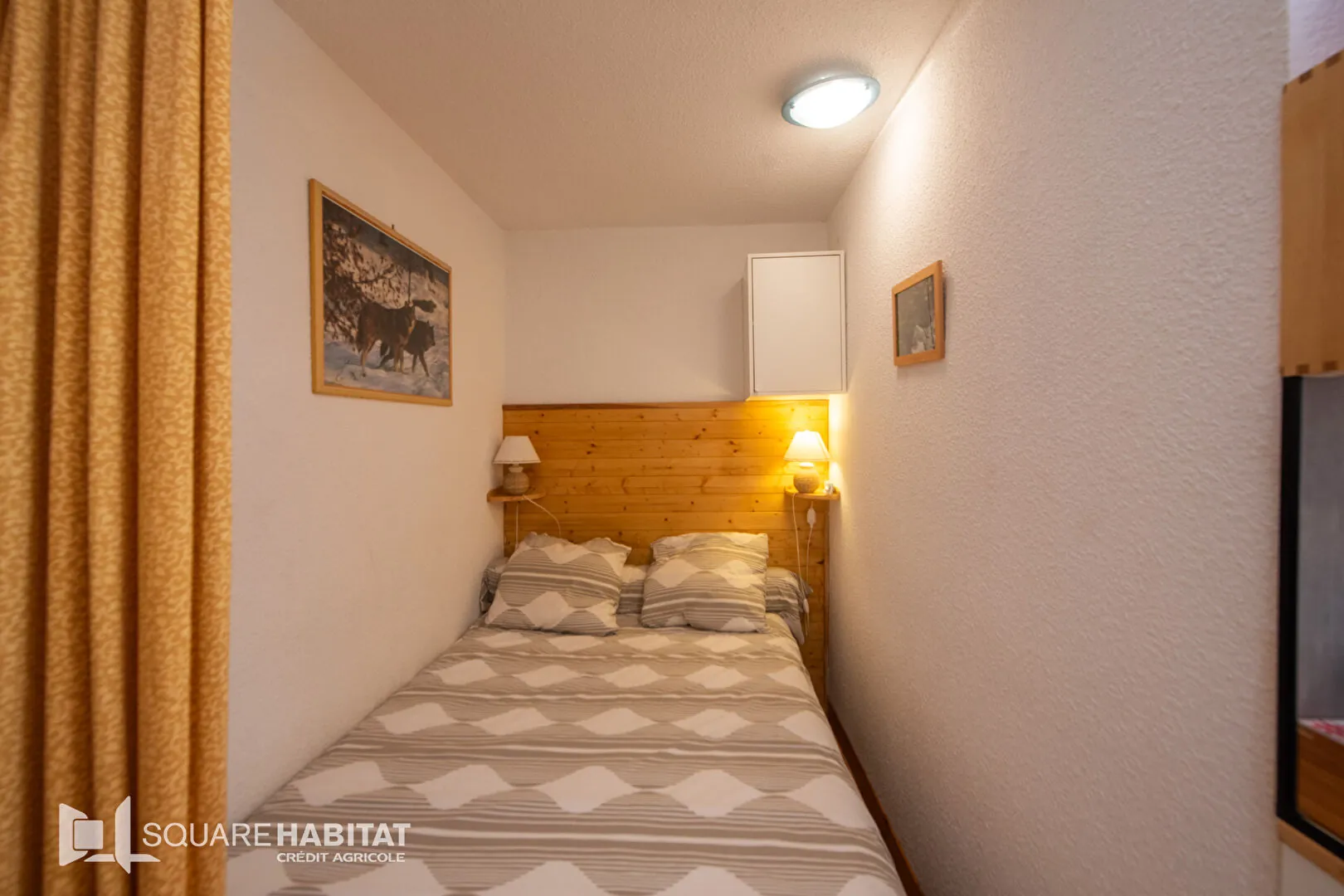Appartement rénové de 23 m² avec balcon et cellier à Vars, proche télésièges Sainte-Marie 