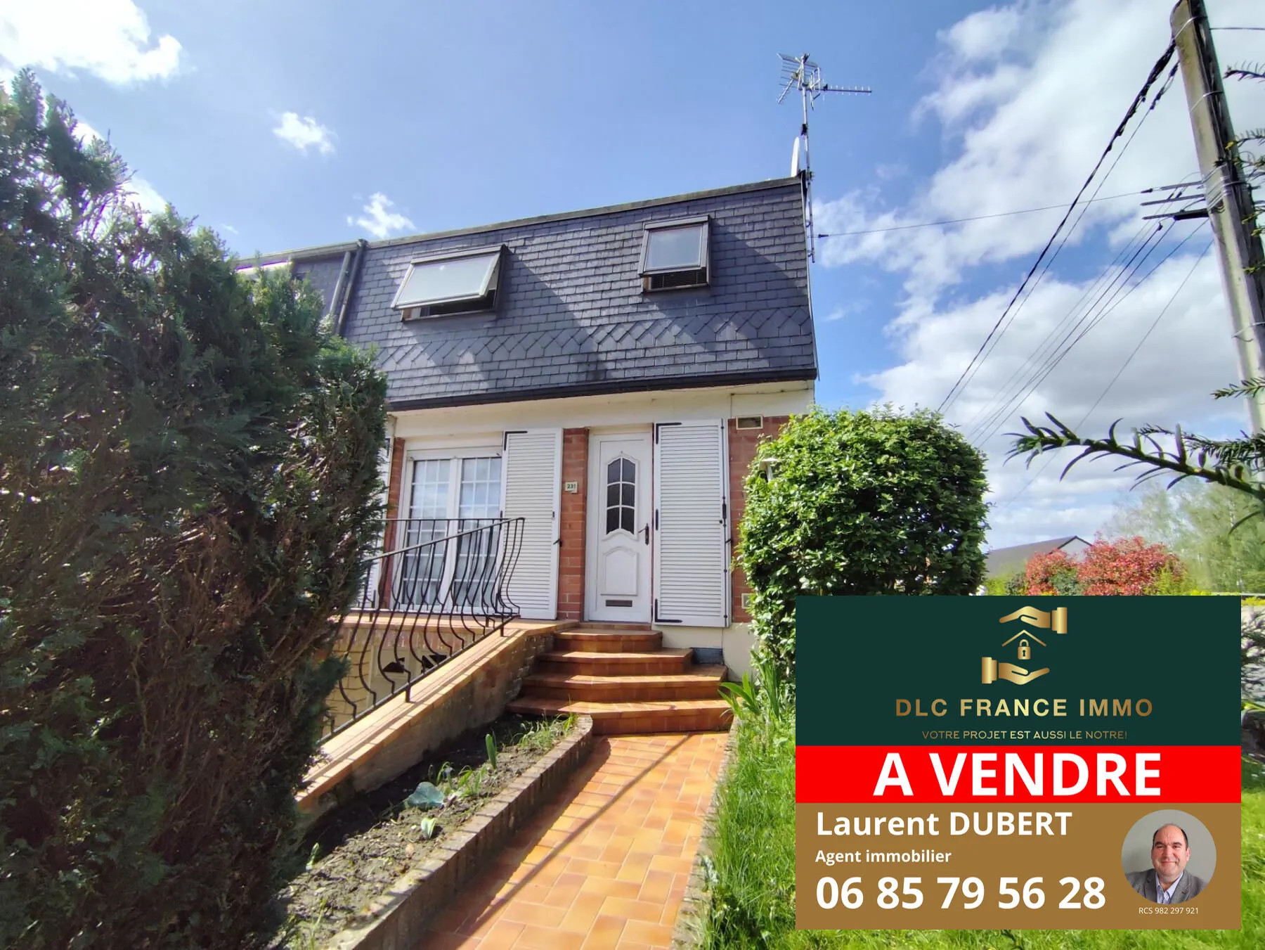 Maison semi-individuelle à Crespinn avec 3 chambres et terrain de 323 m² 