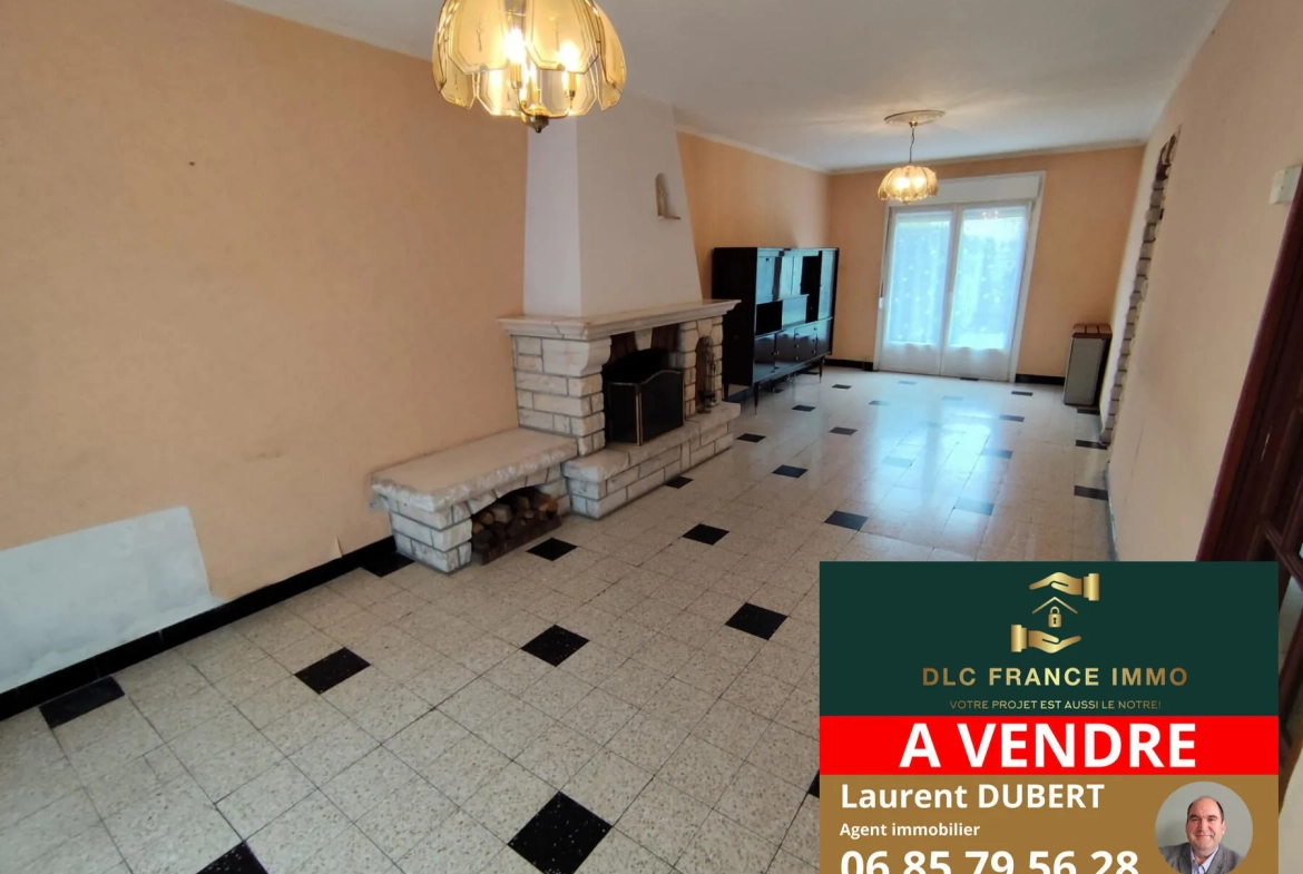 Maison semi-individuelle à Crespinn avec 3 chambres et terrain de 323 m² 