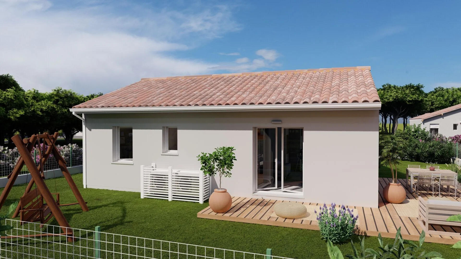 Maison 2 chambres avec terrain à Préchacq-les-Bains - Fonctionnelle et lumineuse 