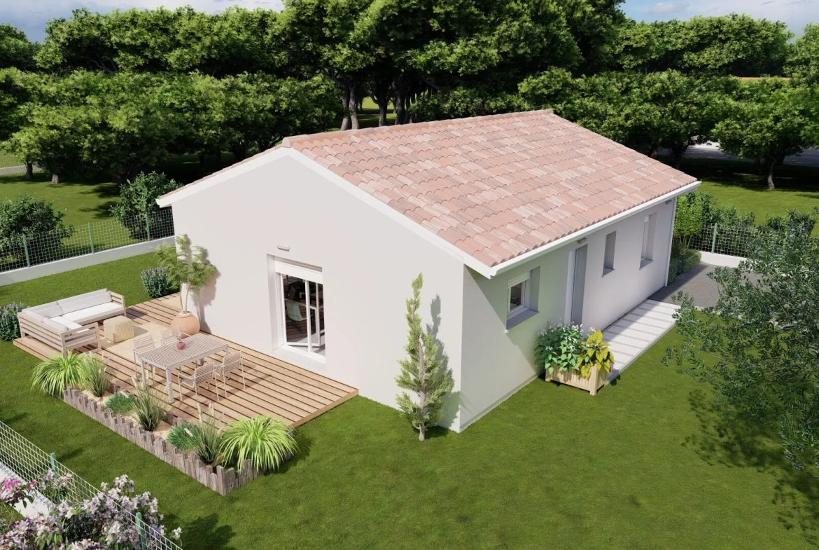 Maison 2 chambres avec terrain à Préchacq-les-Bains - Fonctionnelle et lumineuse 
