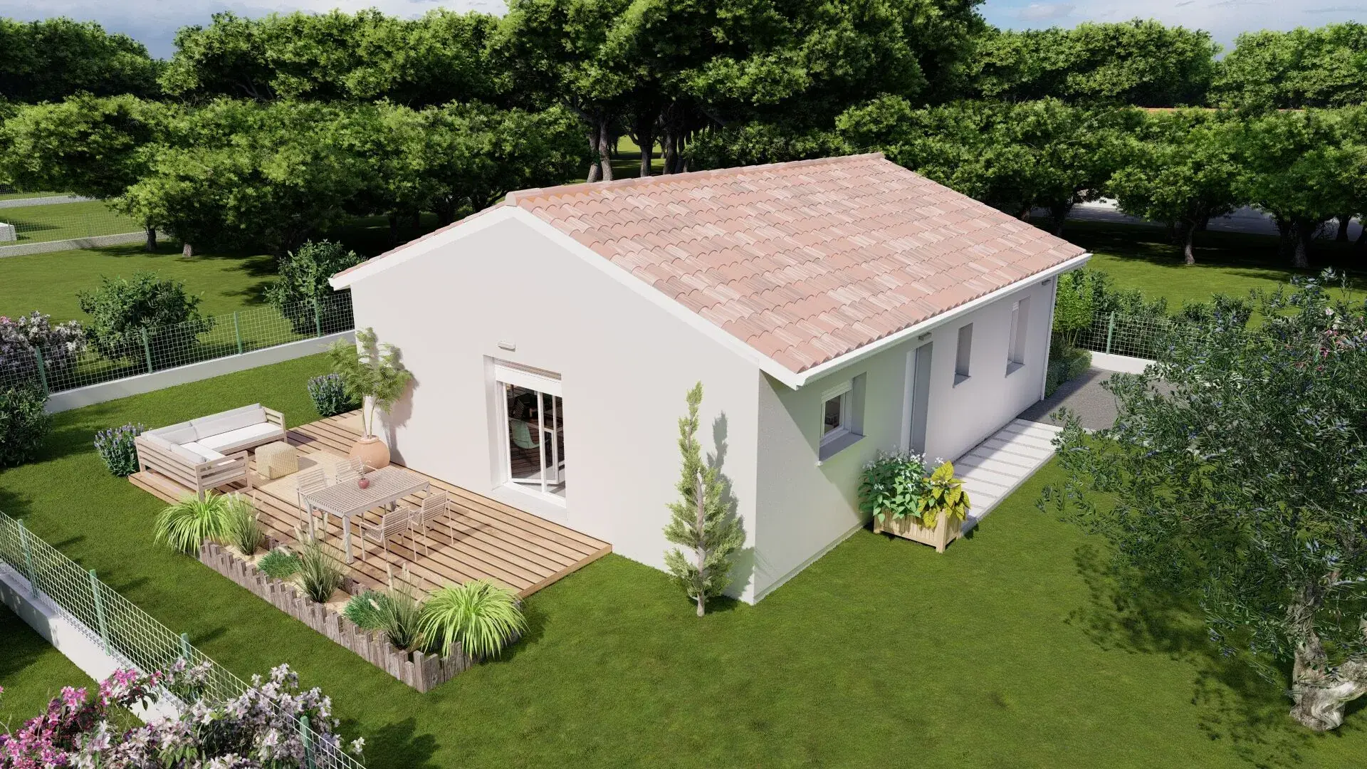 Maison 2 chambres avec terrain à Préchacq-les-Bains - Fonctionnelle et lumineuse 