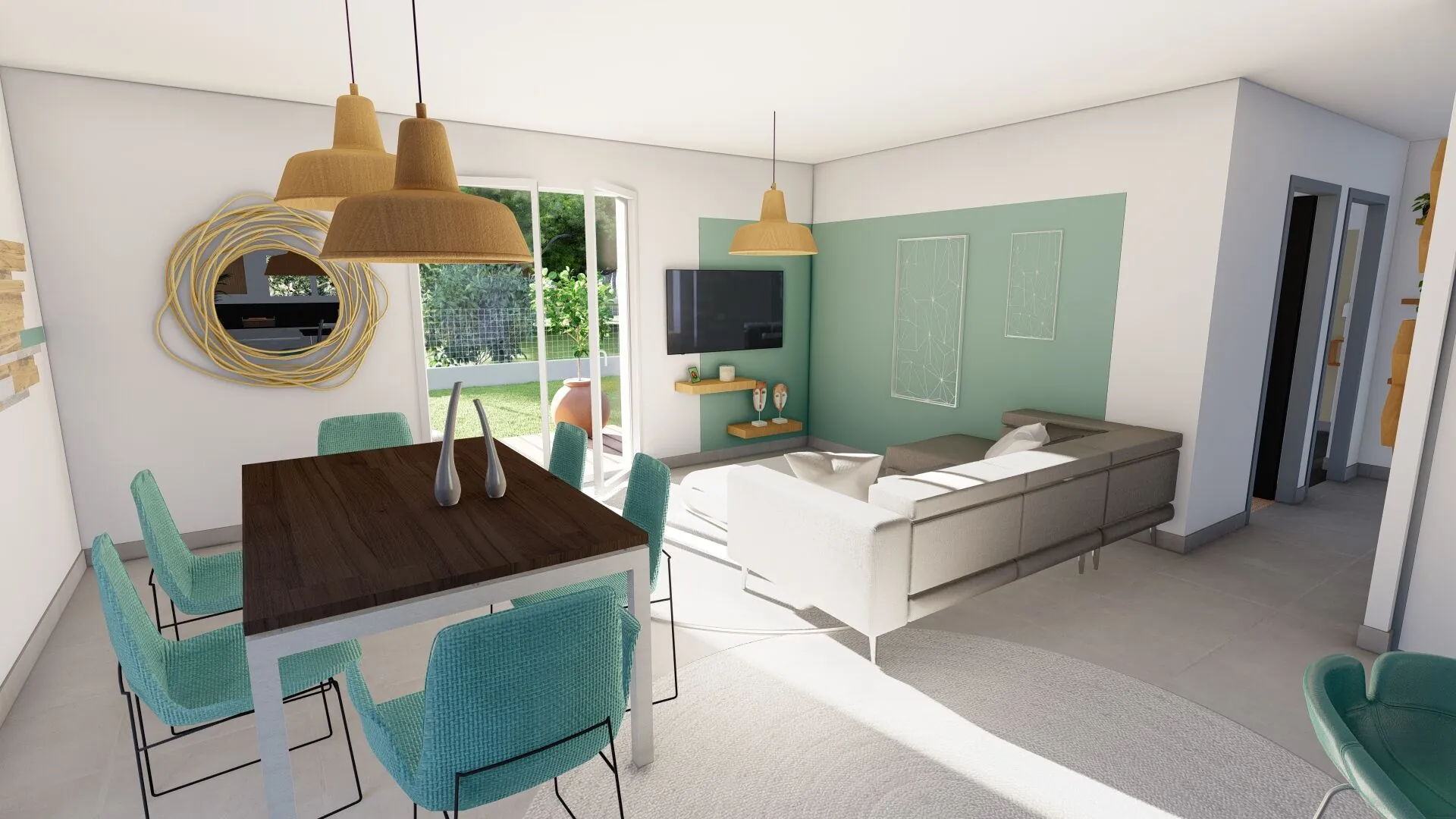 Maison 2 chambres avec terrain à Préchacq-les-Bains - Fonctionnelle et lumineuse 