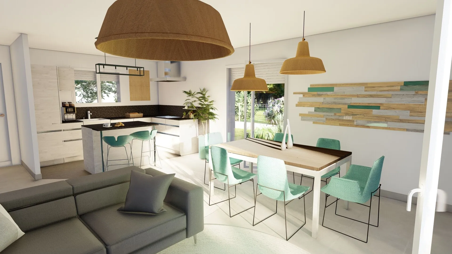 Maison 2 chambres avec terrain à Préchacq-les-Bains - Fonctionnelle et lumineuse 