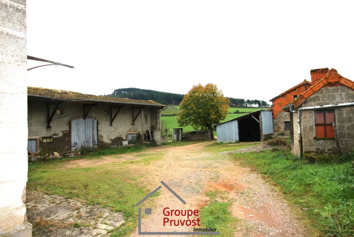 Ferme à rénover de 173 m² avec dépendances à Dompierre-les-Ormes 