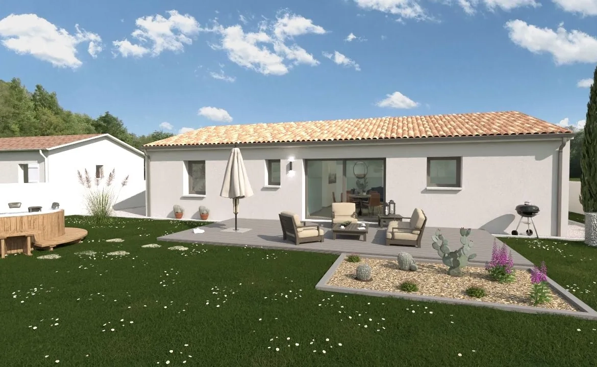 Maison neuve modèle Malte à Availles-en-Châtellerault - 89 m², 3 chambres, garage 