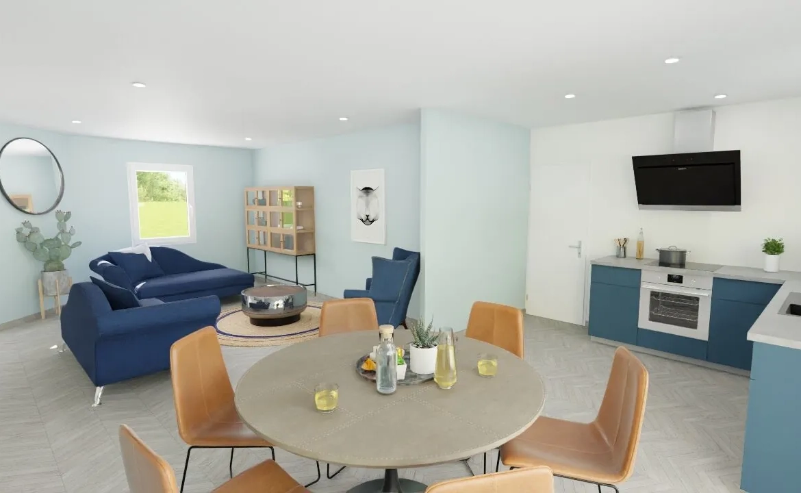 Maison neuve modèle Malte à Availles-en-Châtellerault - 89 m², 3 chambres, garage 