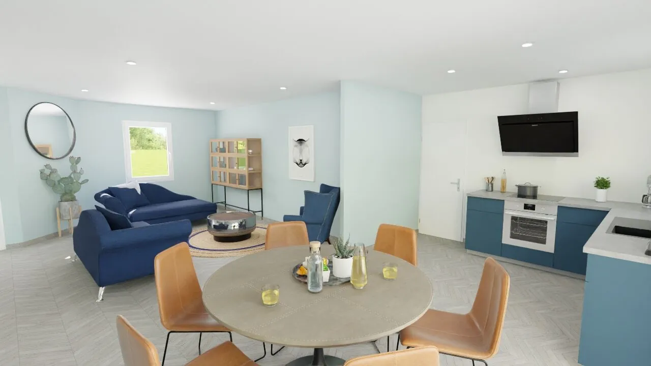 Maison neuve modèle Malte à Availles-en-Châtellerault - 89 m², 3 chambres, garage 