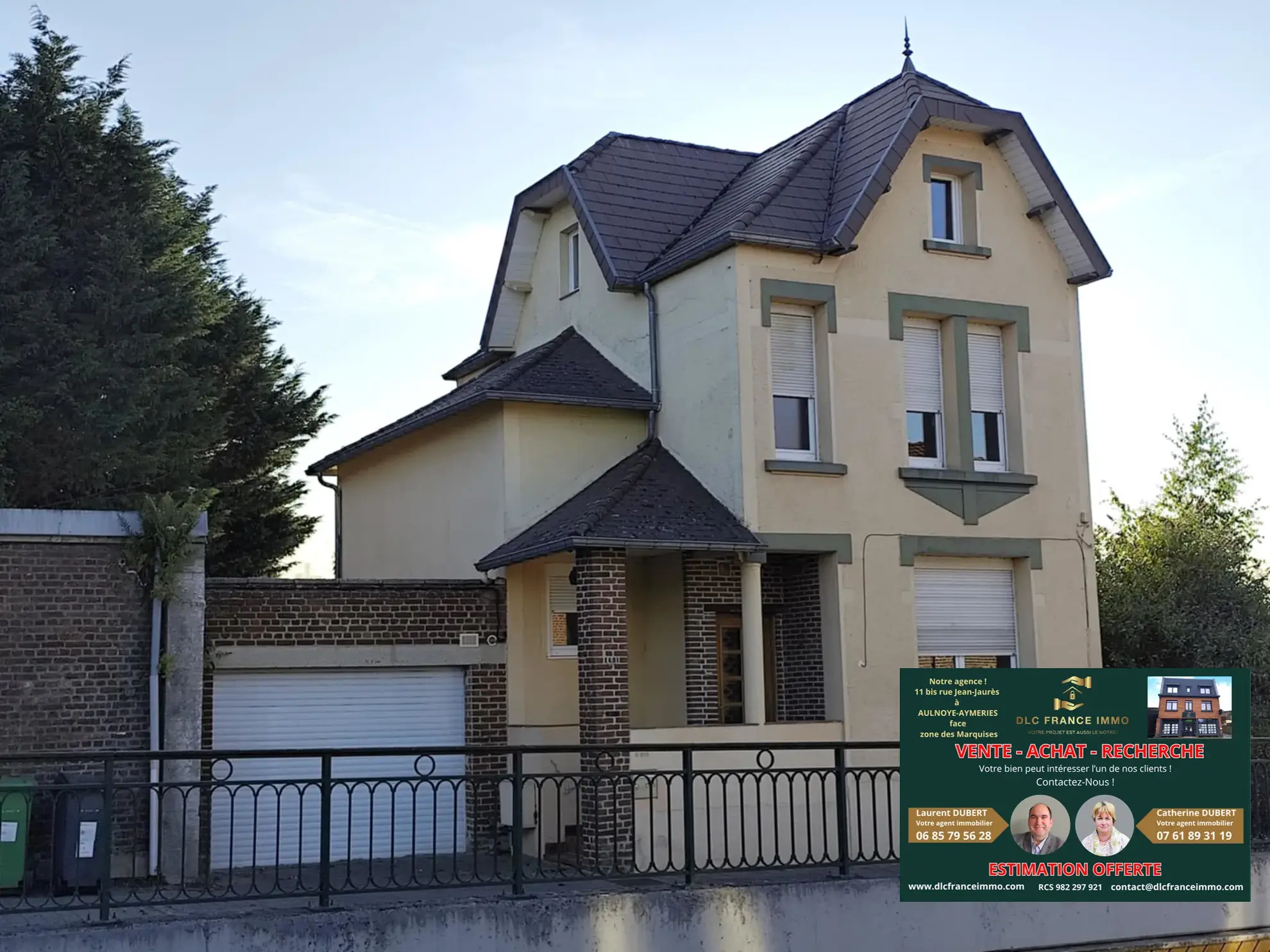 Maison à vendre à Le Quesnoy avec 3 chambres, garage et jardin - Idéal proche commodités 