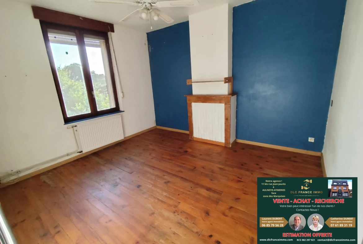Maison à vendre à Le Quesnoy avec 3 chambres, garage et jardin - Idéal proche commodités 