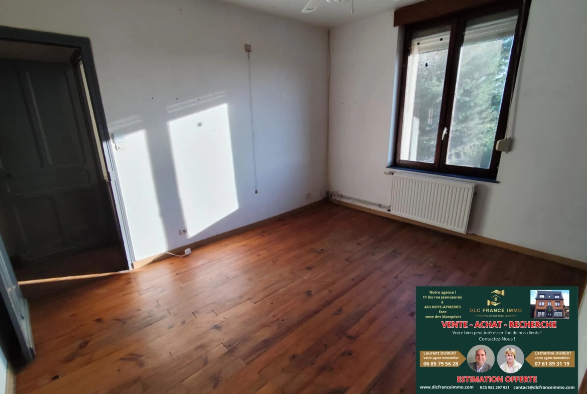 Maison à vendre à Le Quesnoy avec 3 chambres, garage et jardin - Idéal proche commodités 